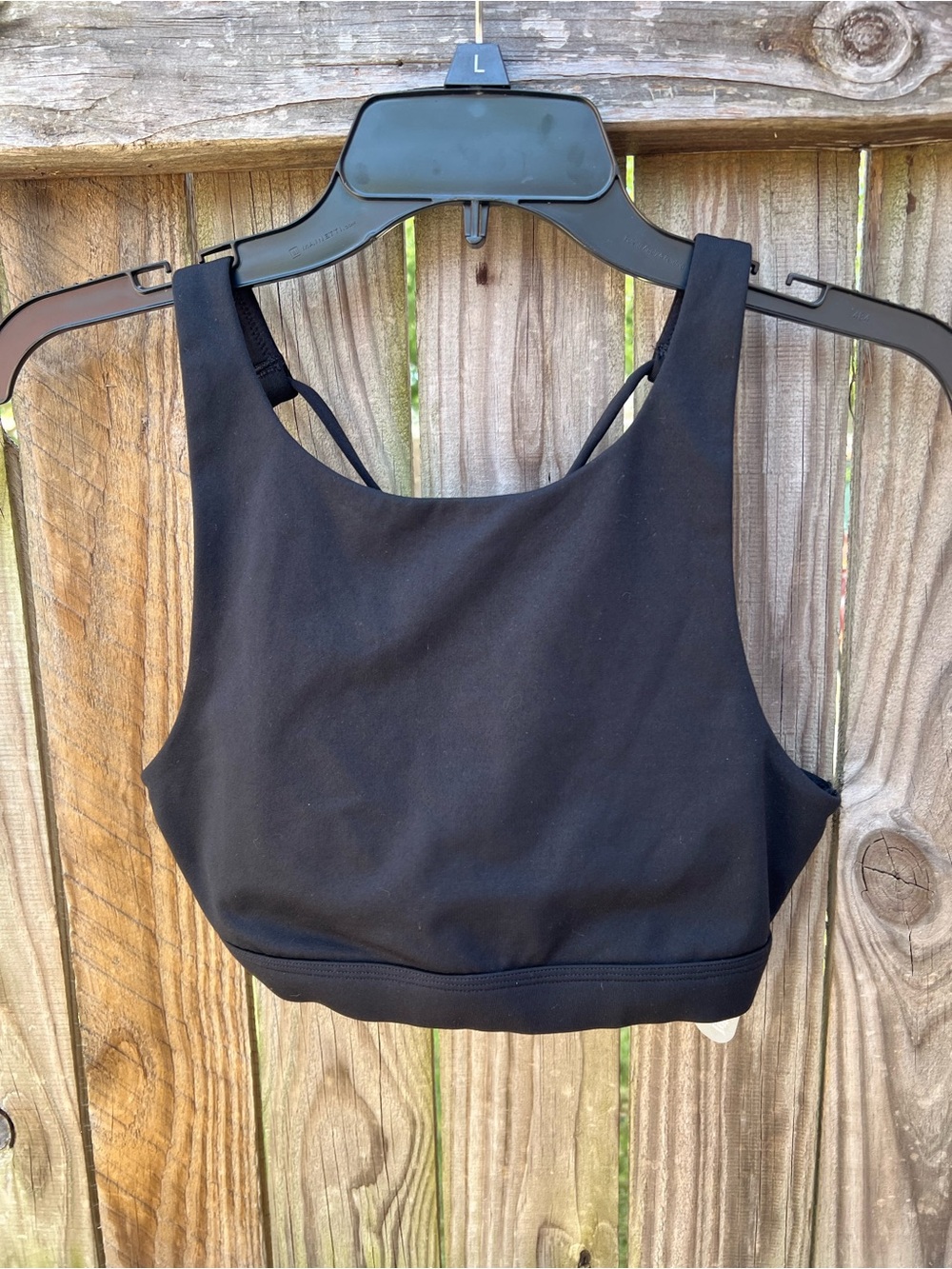 👗Aerie Black High Neck Sports Bra Crop Top